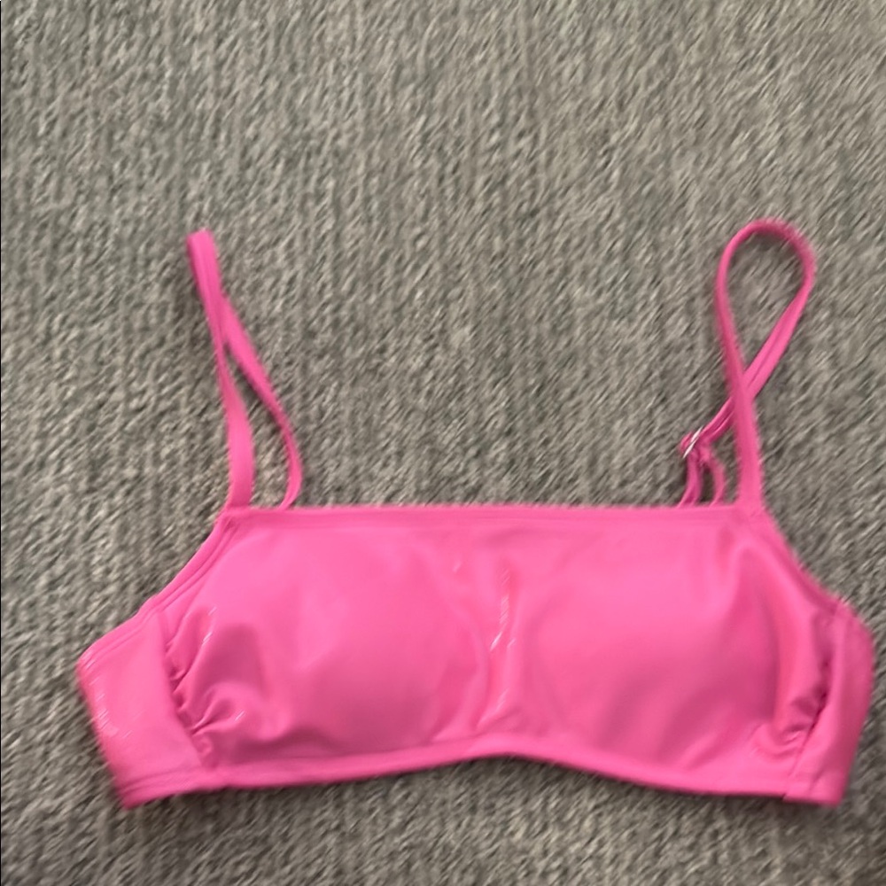 Xhilaration Vibrant Pink Bikini Top